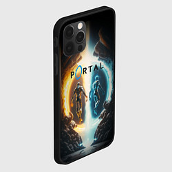 Чехол для iPhone 12 Pro Люди в портале, цвет: 3D-черный — фото 2
