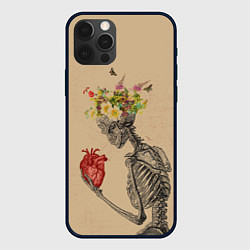 Чехол iPhone 12 Pro Bone and heart