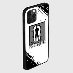 Чехол для iPhone 12 Pro Rainbow six текстура лого шутер, цвет: 3D-черный — фото 2