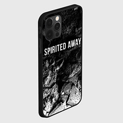 Чехол для iPhone 12 Pro Spirited Away black graphite, цвет: 3D-черный — фото 2