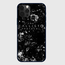 Чехол для iPhone 12 Pro The Callisto Protocol black ice, цвет: 3D-черный