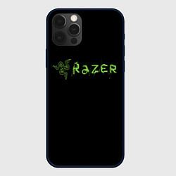 Чехол для iPhone 12 Pro Razer brend steel, цвет: 3D-черный