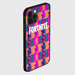 Чехол для iPhone 12 Pro Fortnite logo pattern game, цвет: 3D-черный — фото 2