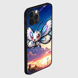 Чехол для iPhone 12 Pro Pokemon butterfree, цвет: 3D-черный — фото 2