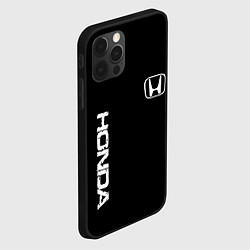 Чехол для iPhone 12 Pro Honda white logo auto, цвет: 3D-черный — фото 2