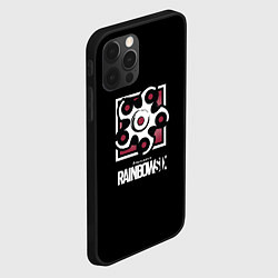 Чехол для iPhone 12 Pro Радуга 6 шутер гейм, цвет: 3D-черный — фото 2