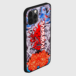 Чехол для iPhone 12 Pro Cyberpunk 2077 samurai tatoo, цвет: 3D-черный — фото 2