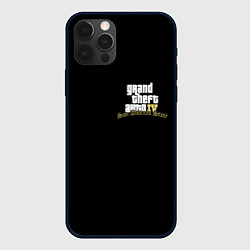 Чехол для iPhone 12 Pro GTA 6 logo game, цвет: 3D-черный