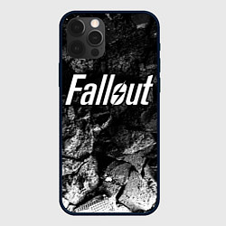 Чехол для iPhone 12 Pro Fallout black graphite, цвет: 3D-черный