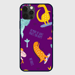Чехол для iPhone 12 Pro No rules, цвет: 3D-черный