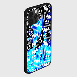 Чехол для iPhone 12 Pro Marshmello fire, цвет: 3D-черный — фото 2