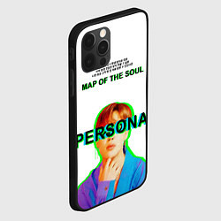 Чехол для iPhone 12 Pro BTS Jimin Persona - кто я иероглифами, цвет: 3D-черный — фото 2