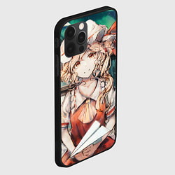 Чехол для iPhone 12 Pro Touhou Project Flandre милая с бумажным самолётико, цвет: 3D-черный — фото 2