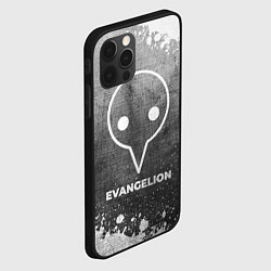 Чехол для iPhone 12 Pro Evangelion - grey gradient, цвет: 3D-черный — фото 2