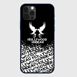 Чехол для iPhone 12 Pro Hollywood Undead band, цвет: 3D-черный