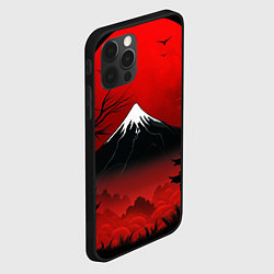 Чехол для iPhone 12 Pro Мрачная Япония, цвет: 3D-черный — фото 2