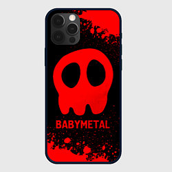 Чехол для iPhone 12 Pro Babymetal - red gradient, цвет: 3D-черный