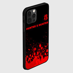 Чехол для iPhone 12 Pro Hunter x Hunter - red gradient посередине, цвет: 3D-черный — фото 2