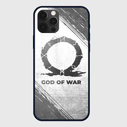 Чехол для iPhone 12 Pro God of War - white gradient, цвет: 3D-черный