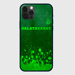 Чехол iPhone 12 Pro Galatasaray - green gradient посередине