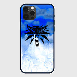 Чехол iPhone 12 Pro The Witcher logo winter