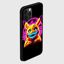 Чехол для iPhone 12 Pro Terrible Pikachu - halloween fantasy, цвет: 3D-черный — фото 2