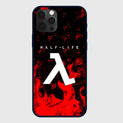 Чехол для iPhone 12 Pro Half life fire, цвет: 3D-черный