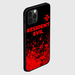 Чехол для iPhone 12 Pro Resident Evil - red gradient посередине, цвет: 3D-черный — фото 2