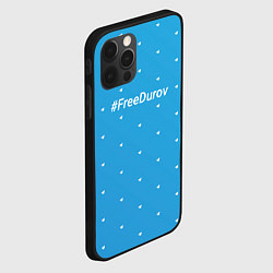 Чехол для iPhone 12 Pro Freedurov паттерн из самолётиков, цвет: 3D-черный — фото 2