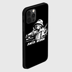 Чехол для iPhone 12 Pro Аниме девушка и trueno ae 86, цвет: 3D-черный — фото 2