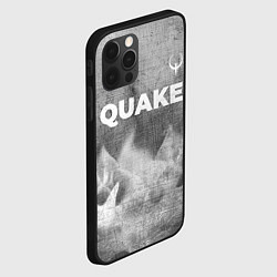 Чехол для iPhone 12 Pro Quake - grey gradient посередине, цвет: 3D-черный — фото 2