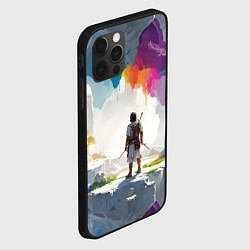 Чехол для iPhone 12 Pro Античный фантастический сюжет, цвет: 3D-черный — фото 2