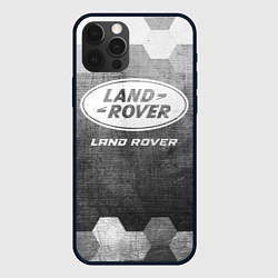 Чехол для iPhone 12 Pro Land Rover - grey gradient, цвет: 3D-черный