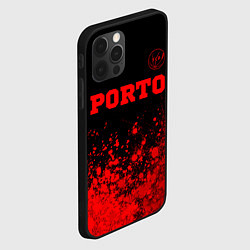 Чехол для iPhone 12 Pro Porto - red gradient посередине, цвет: 3D-черный — фото 2