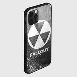 Чехол для iPhone 12 Pro Fallout - grey gradient, цвет: 3D-черный — фото 2