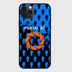 Чехол для iPhone 12 Pro Portal человечки, цвет: 3D-черный