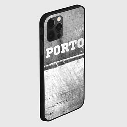 Чехол для iPhone 12 Pro Porto - grey gradient посередине, цвет: 3D-черный — фото 2