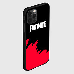 Чехол для iPhone 12 Pro Fortnite розовые краски, цвет: 3D-черный — фото 2