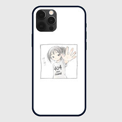 Чехол iPhone 12 Pro 404 error anime tag