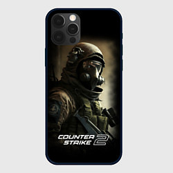 Чехол для iPhone 12 Pro Counter strike 2 спецназ, цвет: 3D-черный