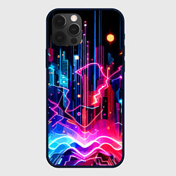 Чехол для iPhone 12 Pro Neon fantasy - ai art, цвет: 3D-черный