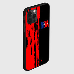 Чехол для iPhone 12 Pro NBA краски, цвет: 3D-черный — фото 2