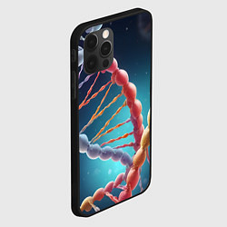 Чехол для iPhone 12 Pro Разноцветный ДНК, цвет: 3D-черный — фото 2