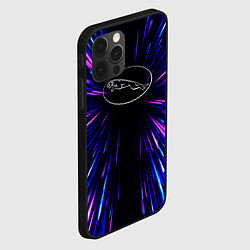 Чехол для iPhone 12 Pro Jaguar neon energy, цвет: 3D-черный — фото 2