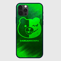 Чехол для iPhone 12 Pro Danganronpa - green gradient, цвет: 3D-черный