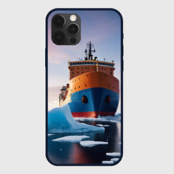 Чехол для iPhone 12 Pro Северный морской путь, цвет: 3D-черный