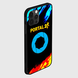 Чехол для iPhone 12 Pro Portal лёд и пламя, цвет: 3D-черный — фото 2