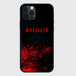 Чехол для iPhone 12 Pro Biohazard брызги красок, цвет: 3D-черный