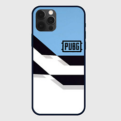 Чехол для iPhone 12 Pro PUBG geometry steel, цвет: 3D-черный