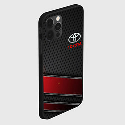 Чехол для iPhone 12 Pro Toyota auto car, цвет: 3D-черный — фото 2